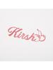 KIRSH Wording Crop Pigment T-Shirt [White]