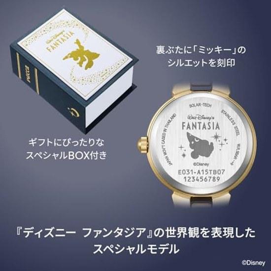 CITIZEN Wristwatch wicca Disney Fantasia Solar Tech Collection Limited Model Warm Gold Blue Navy KP2-124-71 Ladies