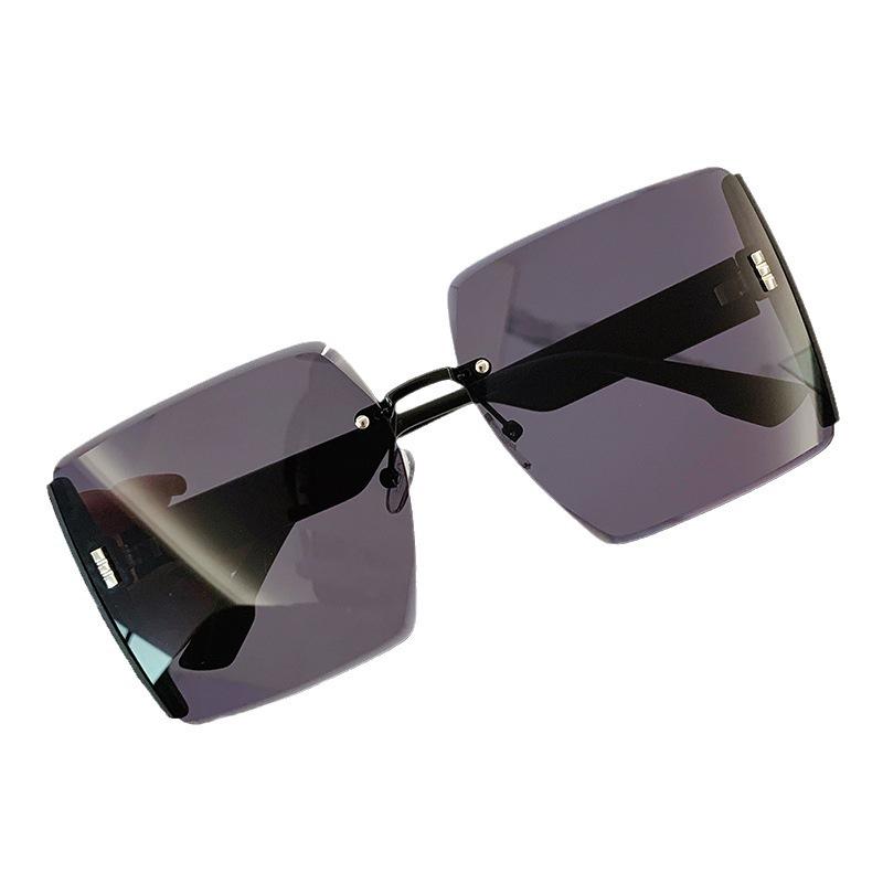 2025 Trendy Rimless UV Protection Sunglasses for Women - Douyin Style