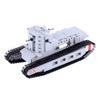MOC WW2 Military War Vehicle Building Blocks Army Soldier US Spitfire Tank Armored Vehicle BF109 Fighter Jet Prison Cage Toys