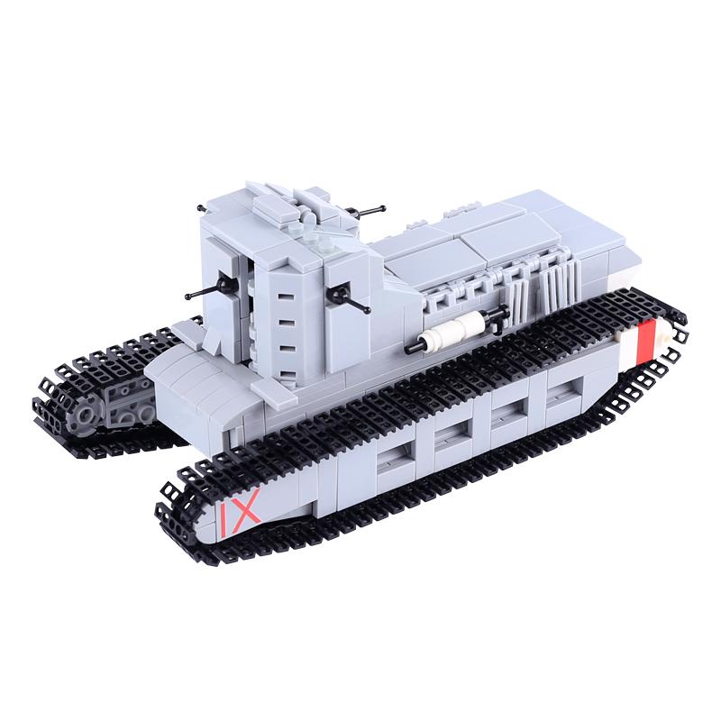 MOC WW2 Military War Vehicle Building Blocks Army Soldier US Spitfire Tank Armored Vehicle BF109 Fighter Jet Prison Cage Toys