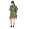 TreegoArt Fashion Women's Polyester Short Kaftan Caftan Printed Adjustable Boho Dress Nightwear Maxi Gown