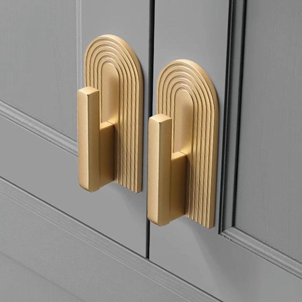 32mm Golden Cupboard Door Knob 16mm Drawer Knob Modern Minimalist Furniture Handle  Wardrobe