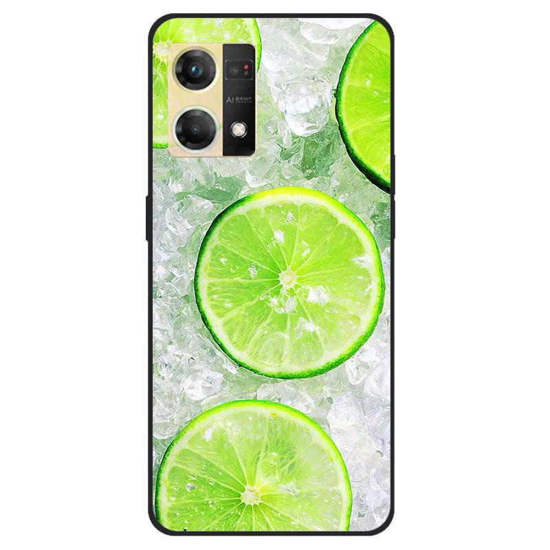 Für Oppo Reno7 4G Hülle CPH2363 Stoßfest Weiches Silikon TPU Rückseite für Oppo F21 Pro F21Pro Handyhüllen für Reno 7 4G Niedlich