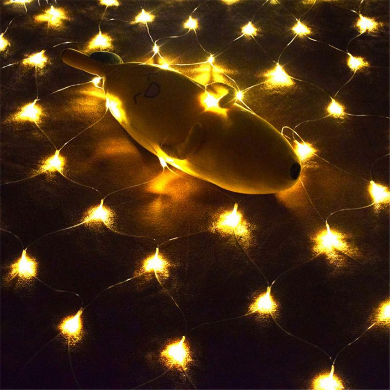Mesh Christmas Net Fairy String Lights Xmas Party Outdoor 3m2m 200led Us Eu