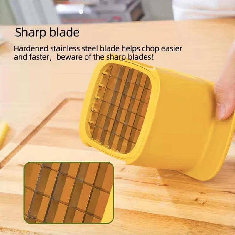 Multifunctional Vegetable Chopper Onion Dicing Artifact French Fries Slicer Kitchen Gadget Cucumber Potato Slicer Kitchen Tools