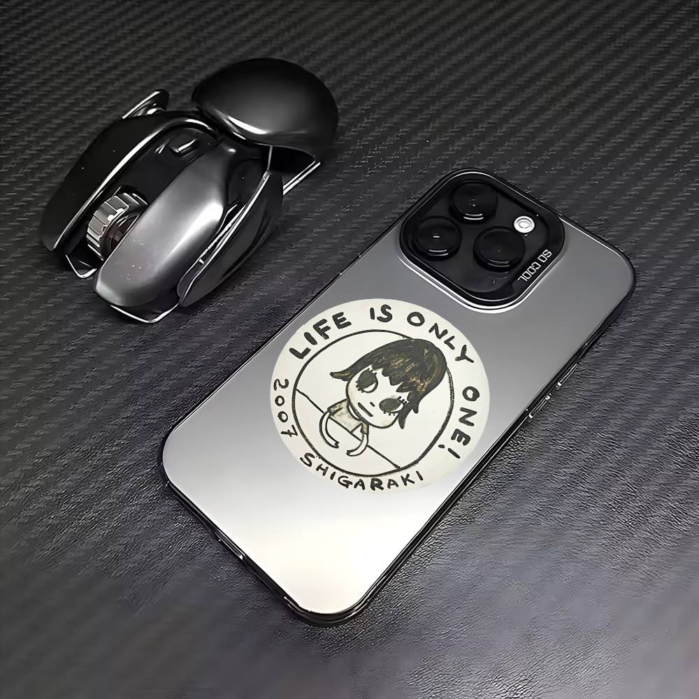 

Y-Yoshitomo N-Nara Colorful Silver Back Phone Case For IPhone 17 16 15 14 13 12 11 Plus Pro Max Plus iPhone12PROMAX