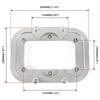 Optima D34 34/78 Aluminum Battery Trunk Mount Bracket for Car Modification