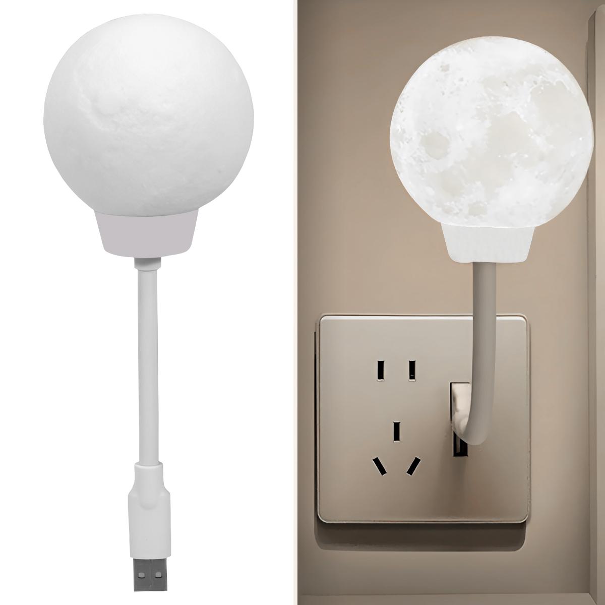 

Однопанельный белый USB-плагин 3-режимный ночник, подсветка настроения, ночник для DIY оранжевый