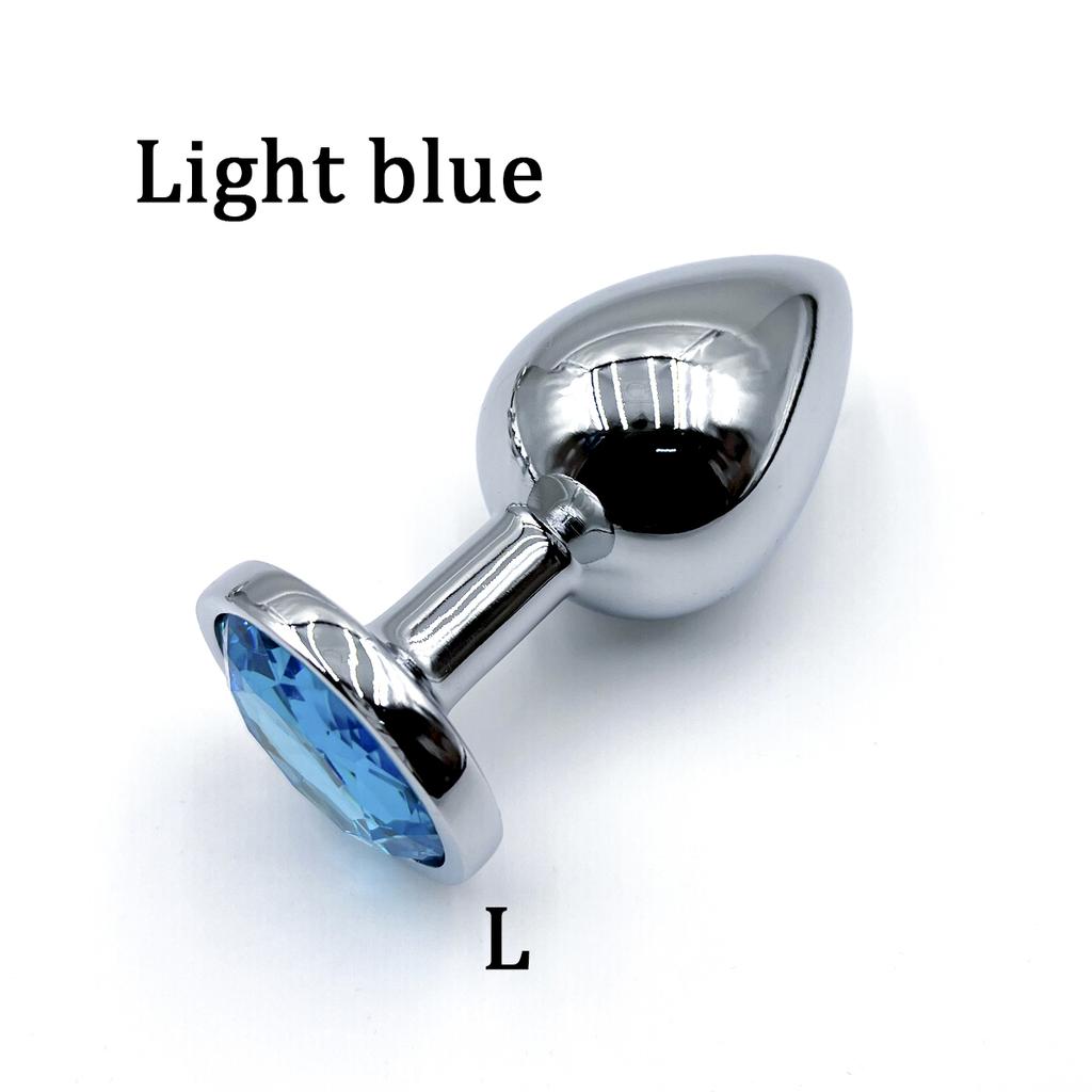 Kovová anální zátka šperk základ pro začátečníky až pokročilé 5 velikostí anální zátka