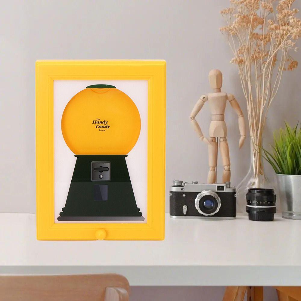 Dust-proof Candy Dispenser Picture Frame Creative Vintage Candy Dispenser  for Candies/Nuts