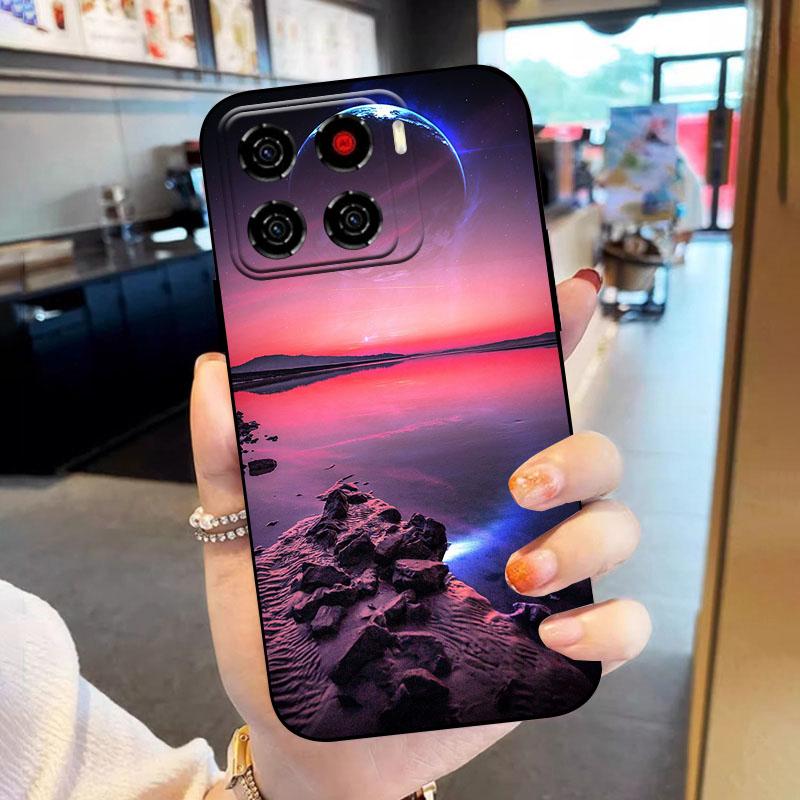 For ZTE Blade A56 Case Cute Cartoon Soft Silicone Phone Cover For ZTE Blade A 56 4G TPU Shockproof Bumper BladeA56 Z2473 Fundas