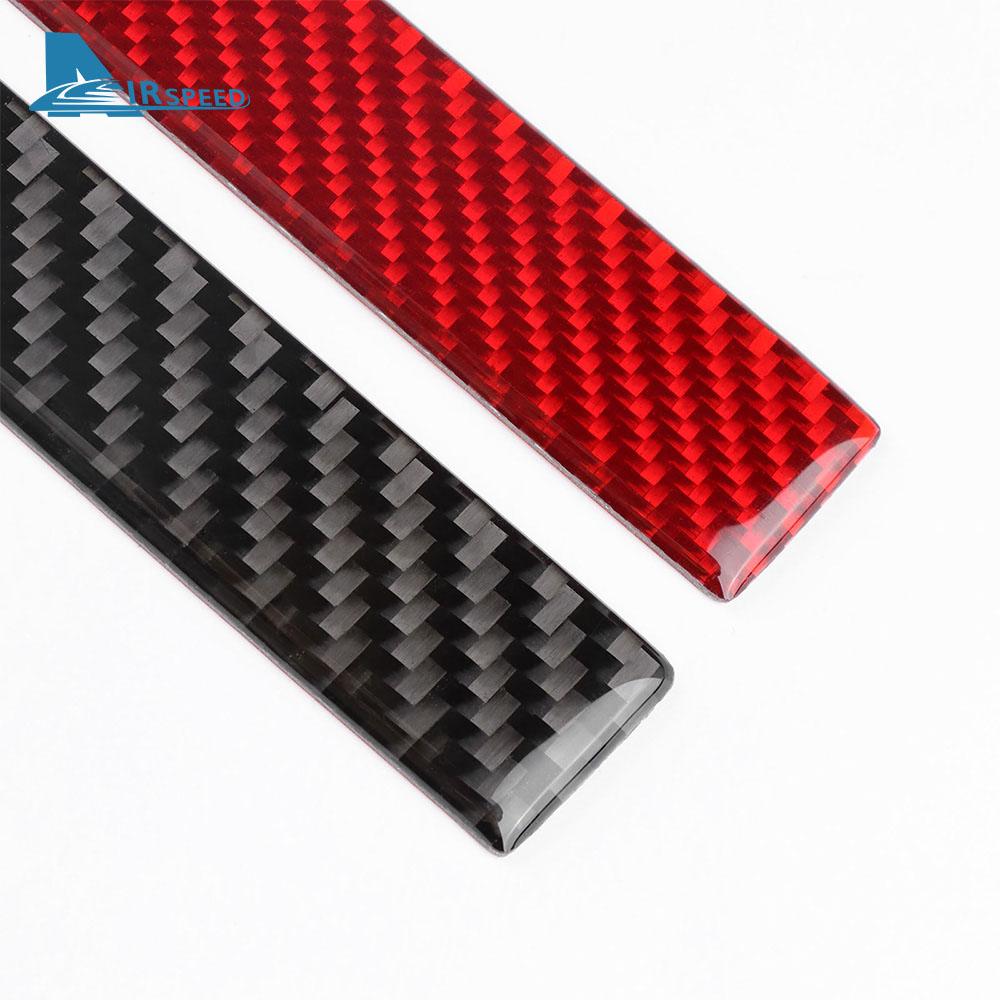 Real Soft Carbon Fiber Sticker For Porsche Cayenne 2003 2004 2005 2006 2007 2008 2009 2010 Glove Box Decor Interior Accessories