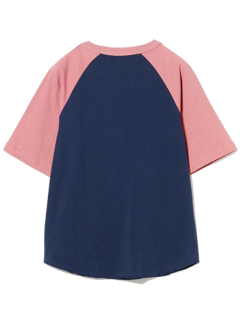BEAMS BOY S/S TEE [Special Order] SCREEN STARS Two-Tone Raglan T-Shirt, Women's, Navy, Free Size