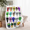 1pc Blanket Sprunki9 Print Design, Lightweight Blanket for Sofa, Bed- Soft &Warm, Gift for All Seasons Like Christmas, Halloween