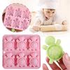 Sea Turtle Shaped Silicone Ice Cubes Molds Multi-Purpose Food Grade Tray for Holiday Present Making