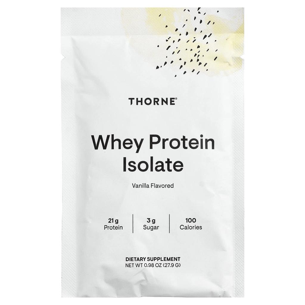 Whey Protein Isolate, Vanilla, 14 Packets, 27.9G (0.98Oz) Each