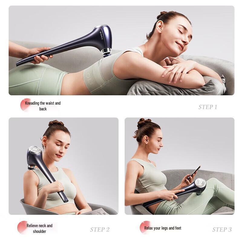 CLORIS Cordless Handheld Neck and Body Massager