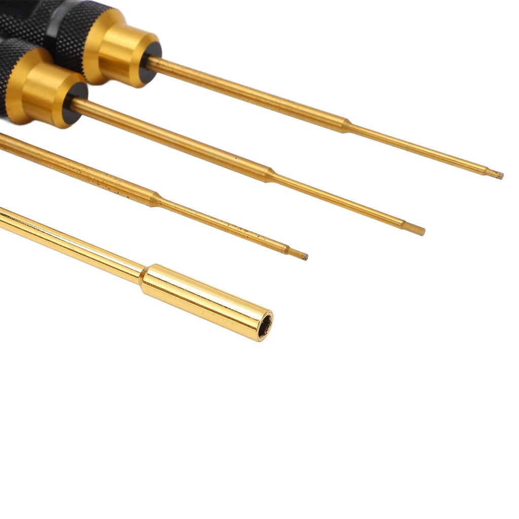 4Pcs RC Screwdriver Socket Hex Aluminium Alloy Repair Maintenance Tool Set Kit for Toy Model