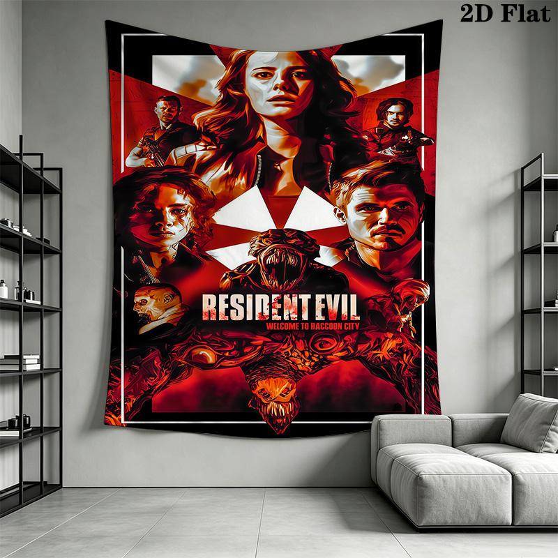 Resident Evil Violation Book I Tapestry Wallmounted Background Cloth Work Of Art Background Cloth Home Decor