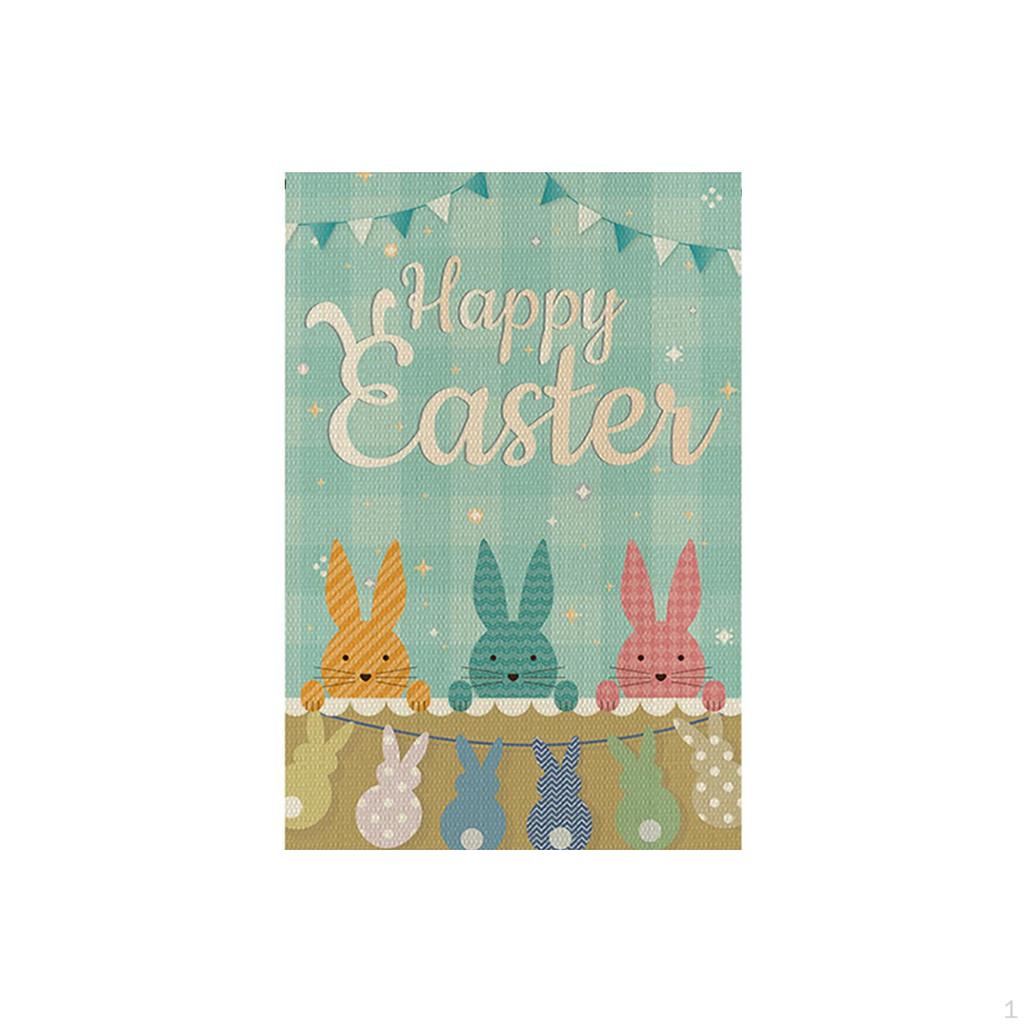 Bunny Garden Flag with for Outdoor Display