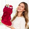 Christmas Bow Velvet Socks, Velvet Christmas Socks, Candy Bags, Bow Gift Bags, Large Bow Sock Gift Bags