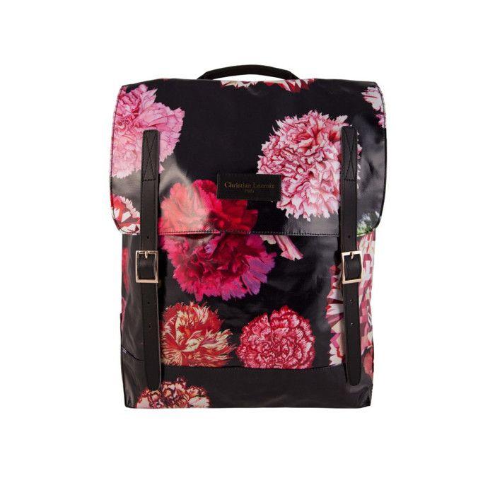 Backpack - Christian Lacroix - Glam 8 Eyelets - Waterproof Coated Canvas - 10 Liters - Vegetable Leather