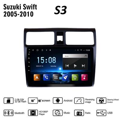 10 Inch Car Radio Android Carplay For Suzuki Swift 2005-2010 Car Multimedia Video Player GPS Navigation WIFI 2+32GB