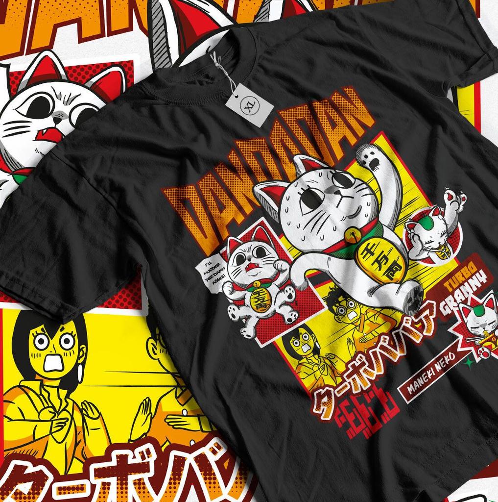 Unisex Shirt Cotton Oversize Large Size Dandadan Turbo  Japanaise Anime Manga Gift Exclusive  All