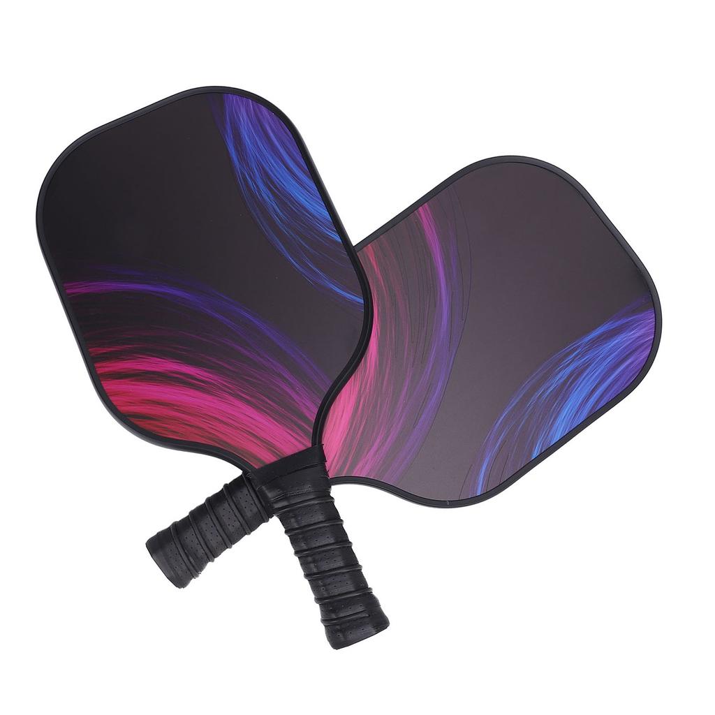 1 Pair Pickle Ball Paddle Carbon Fiber High Strength Lightweight Pickle Ball Racket Set 13mm