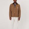 Carhartt WIP SS21 Michigan Jacket Classic American Vintage Solid Color Pocket Label Logo Corduroy Collar Michigan Work Jacket I026480-HZ-02