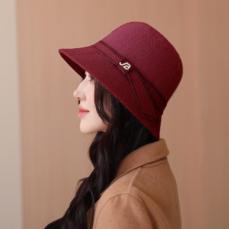 Neue Mode Fischerhut Herbst Fischerhut Verdickter Domhut Frau Warmer Fischerhut Mütze Geschenk