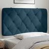 Vidaxl Headboard Cushion, Blue, 100 Cm, Velvety
