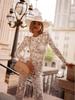 European-American Celebrity Style Lace Slim-Fit Jumpsuit