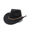 Premium Twist Metal Accessories Hat Cowboy Hat British Style Jazz Hat Men And Women