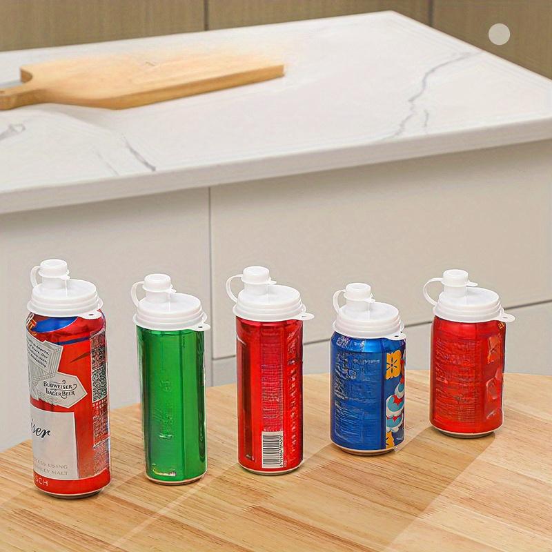 3-Piece Leak Proof Dustproof Can Lids for Soda, Beer - Easy Open Beverage Saver for Kitchen and Restaurant Use
