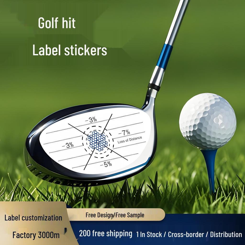 Golf Impact Marking Stickers for Club Training