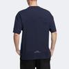 Adidas City Loose Short Sleeve T-Shirt With Solid Color Logo Men Tops Navy-Blue HC9973