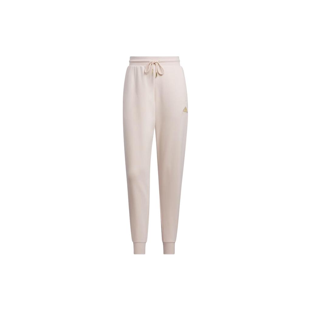 Adidas FW23 Year Of The Dragon CNY Series Embroidered Logo Joggers Women Bottoms Light-Purple Pink IY5390
