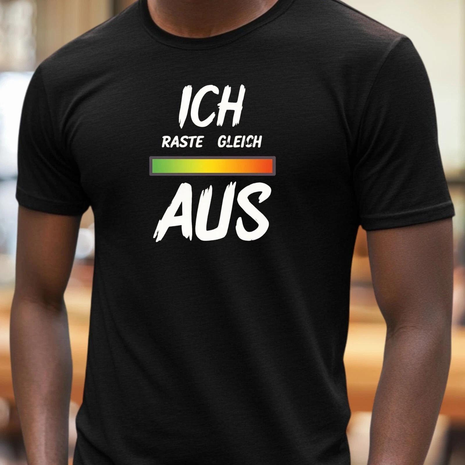 T-Shirt Herren Ich raste Gleich aus Motiv Baumwolle Größe S bis 5XL XS