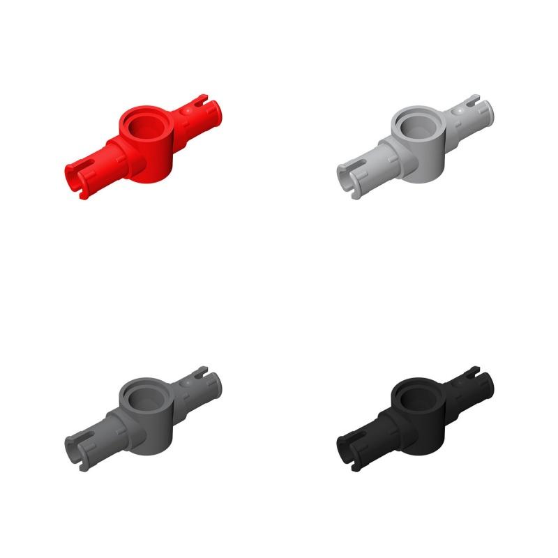 10Pcs 87082 Pin 3L Connector Hub 2 Axis 1 Hole Block Moc Color Accessories Compatible with Brick Children Toy