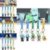 Creative Cartoon Alien Keychain Pvc Keyring For Fun Gift Ideas Unique Modern Art Style