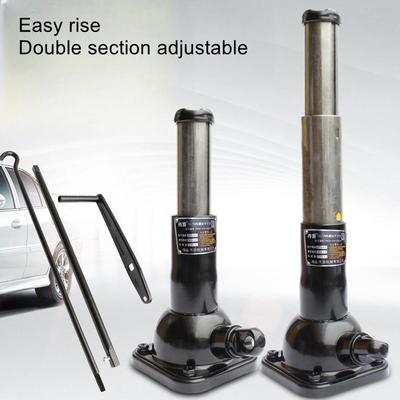 Screw Jack 2 Tons Double Section Mechanical Gear Tower Hand Crank Extended Vertical Jack for SUV Off-road Cars