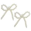 Set of 2 Delicate Shoe Pendant Stylish Bowknot Pendant Fashion Key Adornment Unique Bag Pendant Suitable for Shoe Bag