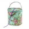 Yarn Storage Bag Round Knitting Yarn Bags Organizer Crochet Sewing Needles Handbag Weave Tools Accessories Bowl Crafts Tote