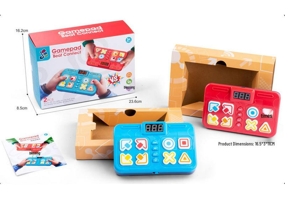 Kids' Press-and-Play Concentration Game: Interactive Two-Player Educational Toy