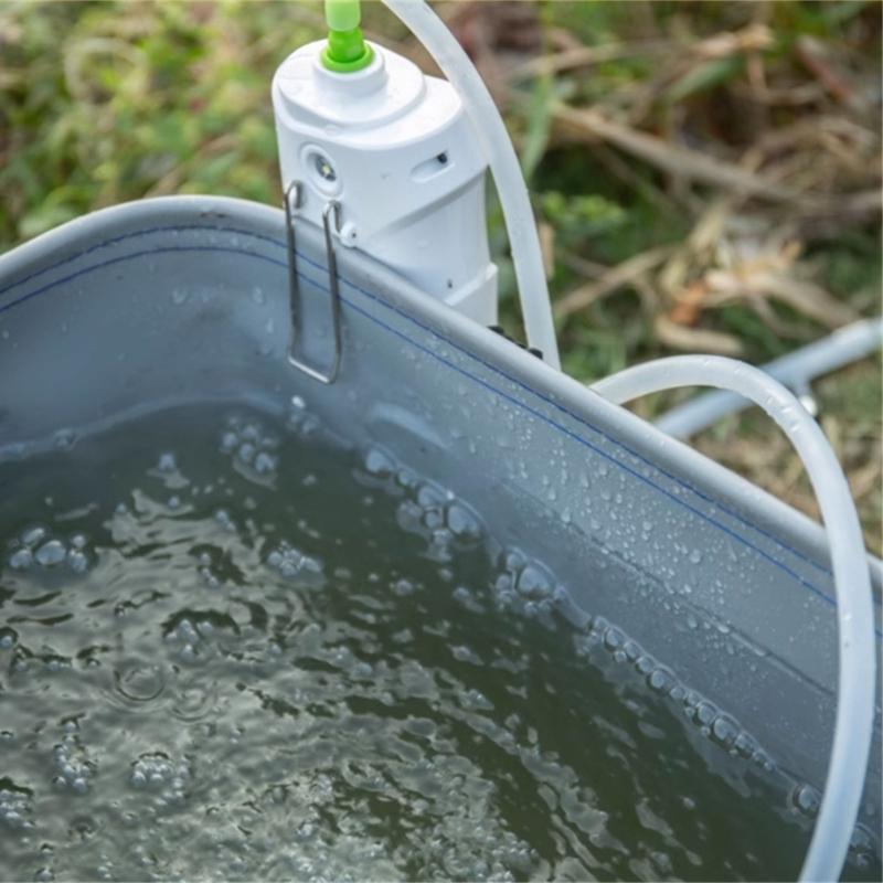 Fishing Tap Fishing Oxygen Pump Tool, Fishing Water Tap with LED Light, Fish Aquarium Air Pumps, Water Oxygen Air Pumps