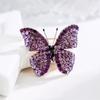 Full Diamond Butterfly Brooch Women'S Luxury Atmospheric Pin Jacket Cardigan Suit High-End Women'S Fashion Corsage