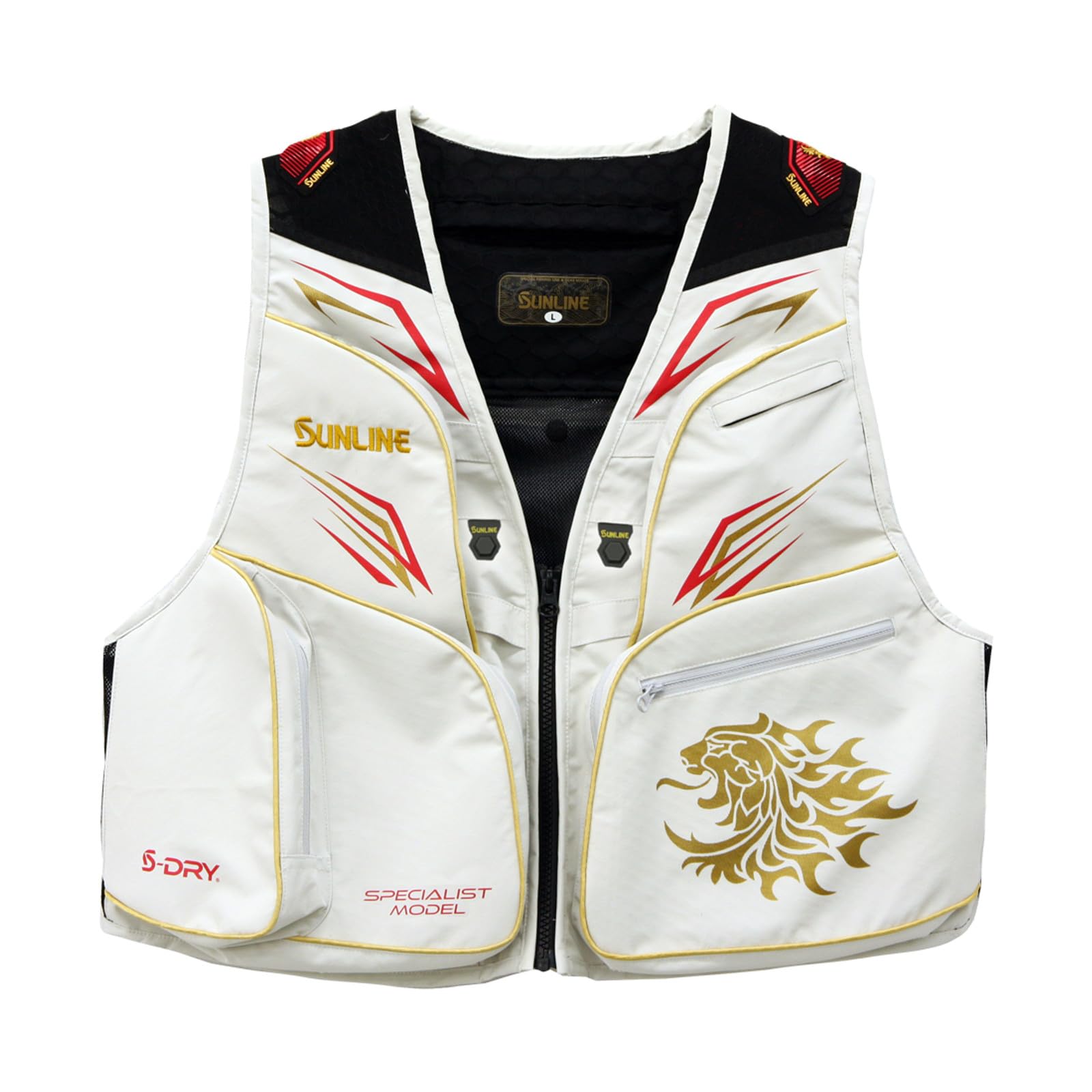 

Sunline Sweetfish Vest Size Small S-DRY SUA-09215, Off-White,