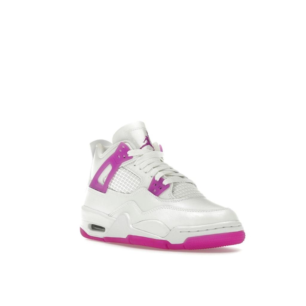 Air Jordan 4 Retro GS Hyper Violet Scarpe da Ginnastica per Bambini Bianco FQ1314-151